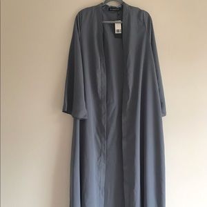 Bell sleeve open kimono (abaya)